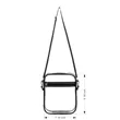 Clear PVC Crossbody Stadium Bag (Ocean) | https://www.bestnamebadges.com