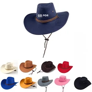 Adult version Suede Cowboy Hat