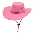 Adult version Suede Cowboy Hat | https://www.bestnamebadges.com