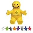 Squeezable Stress Reliever Colorful Smiley Face Phone Holder | https://www.bestnamebadges.com
