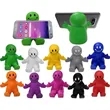 Squeezable Stress Reliever Colorful Smiley Face Phone Holder | https://www.bestnamebadges.com