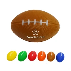 3.5" Mini Rugby Ball Squeezie Stress Reliever