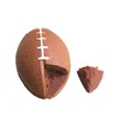 3.5" Mini Rugby Ball Squeezie Stress Reliever | https://www.bestnamebadges.com