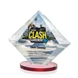 Teston VividPrint™ Award - Red | https://www.bestnamebadges.com