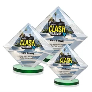 Teston VividPrint™ Award - Green | https://www.bestnamebadges.com