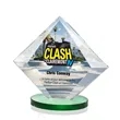 Teston VividPrint™ Award - Green | https://www.bestnamebadges.com