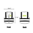 Reflective Safety Warning Vest For Construction Crews | https://www.bestnamebadges.com