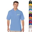 Gildan Dryblend 5.6 oz 50:50 Cotton/ Polyester Polo T-Shirt | https://www.bestnamebadges.com