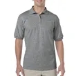 Gildan Dryblend 5.6 oz 50:50 Cotton/ Polyester Polo T-Shirt | https://www.bestnamebadges.com