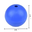 2.9'' Silicone Round Ice Cube Molds | https://www.bestnamebadges.com
