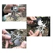 Stainless Steel Mini Portable EDC Bicycle Tool Card | https://www.bestnamebadges.com