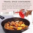 Portable Mini Spice Jar for Home Kitchen | https://www.bestnamebadges.com