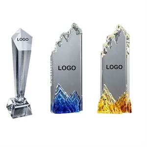 Crystal Glass Trophy Award