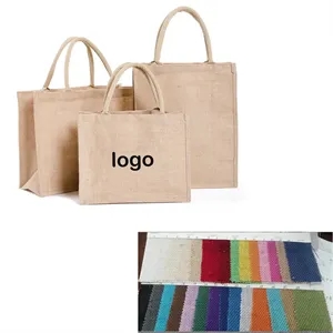 Jute Burlap Tote Grocery Bags