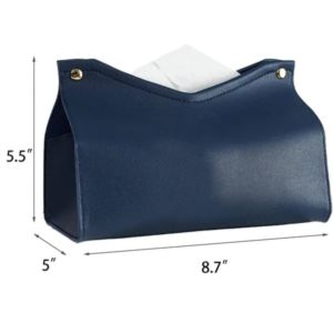 PU Leather Tissue Box Cover Modern Holder