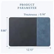 15W Wireless Fast Charging Mouse Pad For Office Use | https://www.bestnamebadges.com