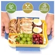 Kids Children's Lunch Box Bento With Compartments | https://www.bestnamebadges.com