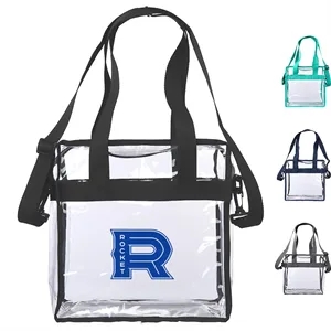 Stadium-Approved Clear Tote Bags | https://www.bestnamebadges.com