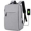 Customizable Logo, USB Charging Backpack | https://www.bestnamebadges.com