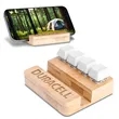 Bamboo Stand & Keypad Stress Reliever | https://www.bestnamebadges.com