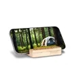 Bamboo Stand & Keypad Stress Reliever | https://www.bestnamebadges.com