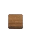 Acacia Wood Square Coaster Set | https://www.bestnamebadges.com