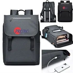 Vintage Travel Backpack Fits 15.6 Inch Laptop with usb Charg