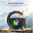 Solar Powered Bluetooth Speaker | https://www.bestnamebadges.com