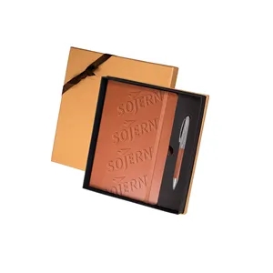 Leeman Tuscany Journal And Pen Gift Set