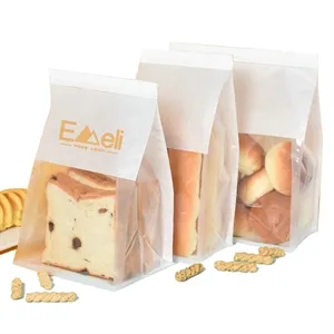Sliced Toast Bread Food Self-sealing Bag