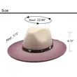 Colorblock Gradient Western Retro Style Cowboy Hat | https://www.bestnamebadges.com