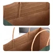 Colorful Kraft Paper Takeout Tote Bag | https://www.bestnamebadges.com
