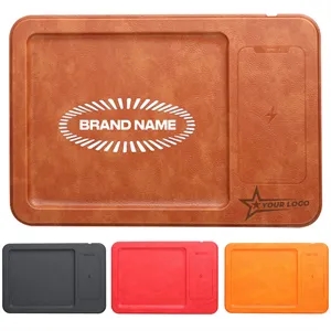 Leather Charging Protector Mouse Pad