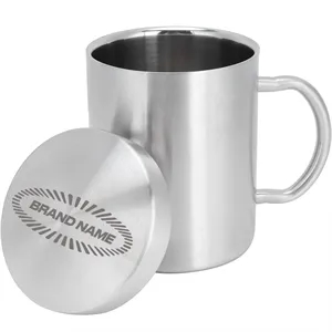 10 OZ Stainless Steel Double Walled Mugs