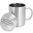 10 OZ Stainless Steel Double Walled Mugs | https://www.bestnamebadges.com