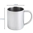 10 OZ Stainless Steel Double Walled Mugs | https://www.bestnamebadges.com