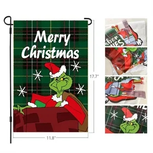 Christmas Halloween Garden Banner