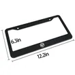 Aluminum Alloy License Plate Frame with Screw Caps | https://www.bestnamebadges.com