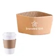 Disposable Coffee Cup Paper Sleeve | https://www.bestnamebadges.com