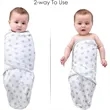 Baby Swaddle Wrap with Hat | https://www.bestnamebadges.com