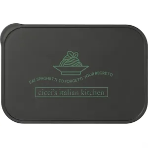 PLA Bento Box with Band and Utensils | https://www.bestnamebadges.com