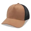 5 Panel A Frame SnapBack Suede Trucker Cap | https://www.bestnamebadges.com