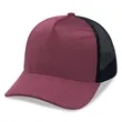 5 Panel A Frame SnapBack Suede Trucker Cap | https://www.bestnamebadges.com