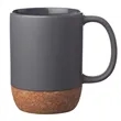 15 oz Bottom Matte Cork Ceramic Mugs | https://www.bestnamebadges.com