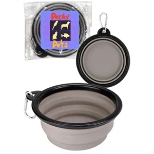 Collapsible Full Color Pet Bowl | https://www.bestnamebadges.com