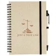 Prairie Fragrant Grass Recycled Spiral Notebook with Pen | https://www.bestnamebadges.com