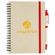 Prairie Fragrant Grass Recycled Spiral Notebook with Pen | https://www.bestnamebadges.com