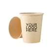 9OZ Disposable Kraft Paper Coffee Cup | https://www.bestnamebadges.com