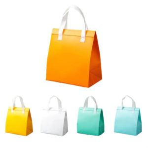 MOQ 100 Colorful Non-Woven Insulated Cooler Lunch Tote Bags