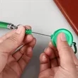 Retractable Drawstring Pen Badge Belt Clip Carabiner Set | https://www.bestnamebadges.com